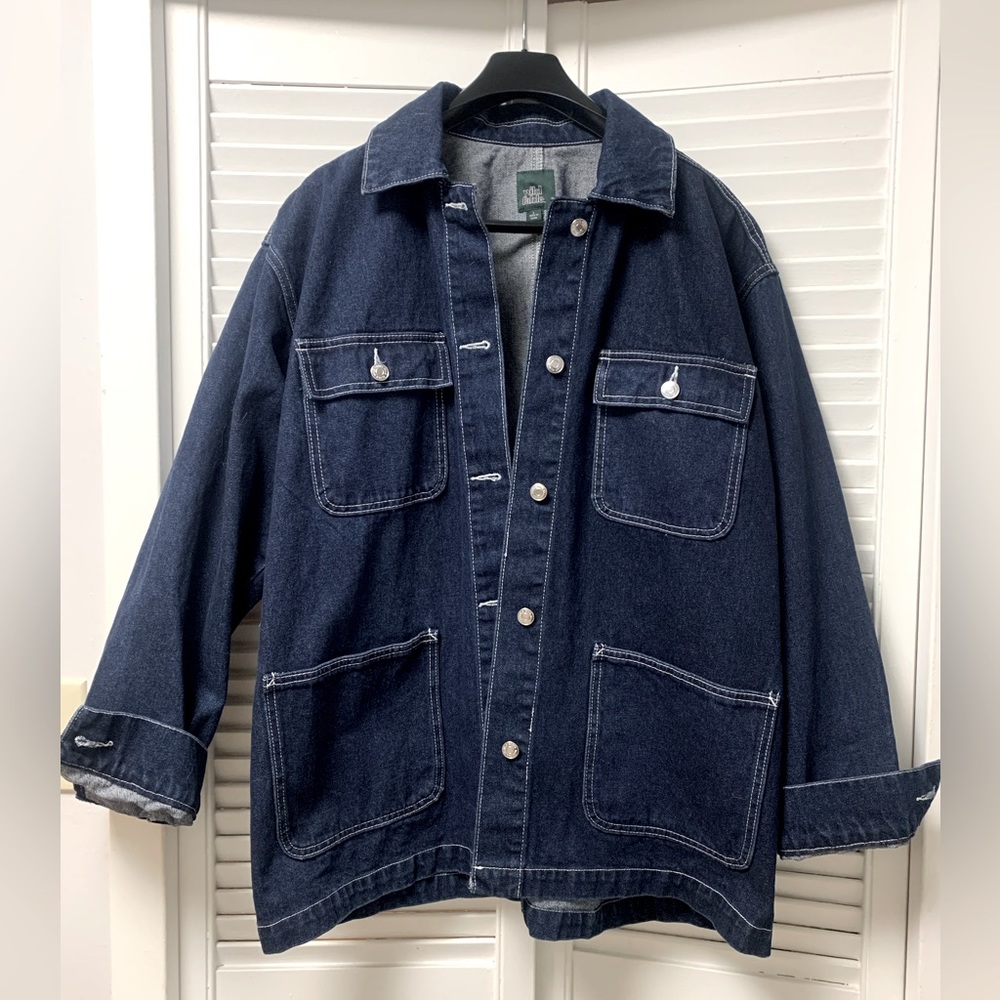 Oversized Denim Jacket size L